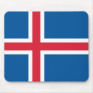 Mousepad med Flagga av Island Musmatta