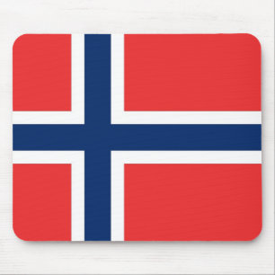 Mousepad med Flagga av Norge Musmatta