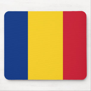 Mousepad med Flagga av Rumänien Musmatta