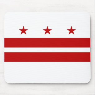 Mousepad med Flagga av Washington DC - USA Musmatta
