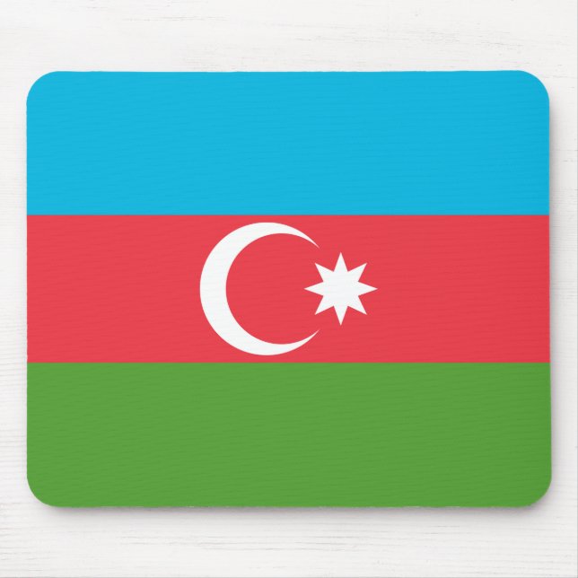 Mousepad med Flagga Azerbajdzjan Musmatta (Framsidan)