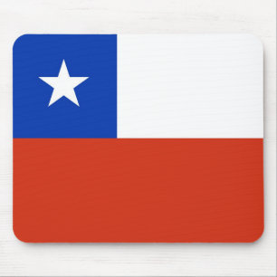 Mousepad med Flagga Chile Musmatta