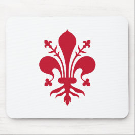 Mousepad med Flagga Florence, Toskana Musmatta
