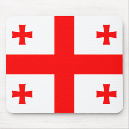 Mousepad med Flagga Georgia Musmatta