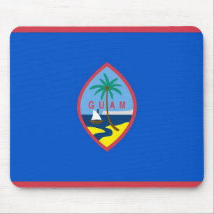 Mousepad med Flagga Guam - USA Musmatta