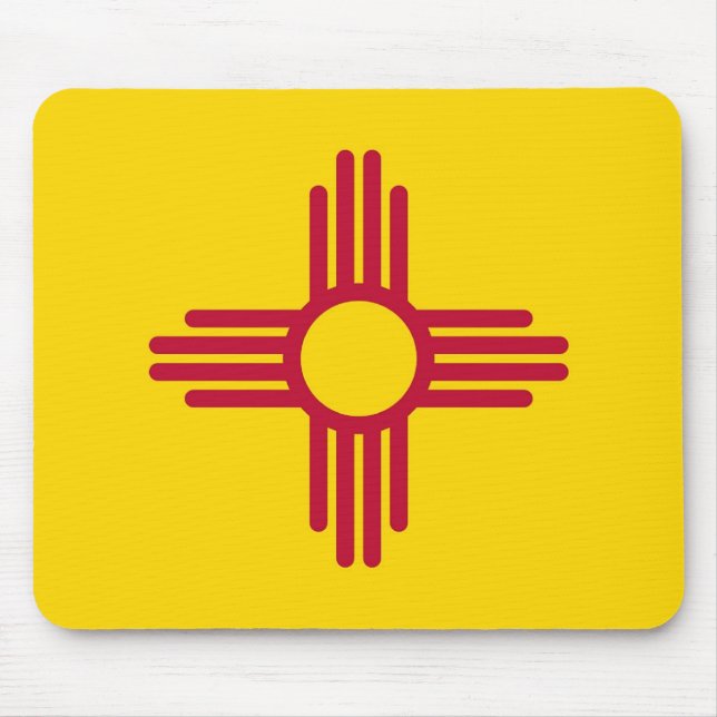 Mousepad med Flagga i New mexico-staten - USA Musmatta (Framsidan)