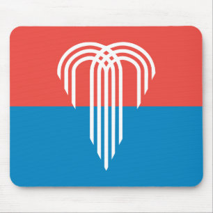 Mousepad med Flagga Kansas City, Missouri Musmatta