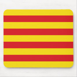 Mousepad med Flagga Katalonien Musmatta