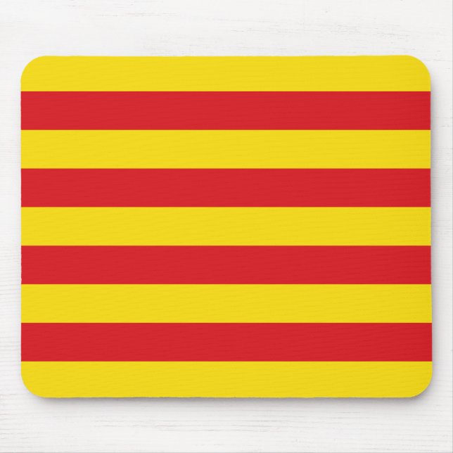 Mousepad med Flagga Katalonien Musmatta (Framsidan)
