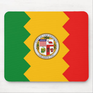Mousepad med Flagga Los Angeles, Kalifornien Musmatta