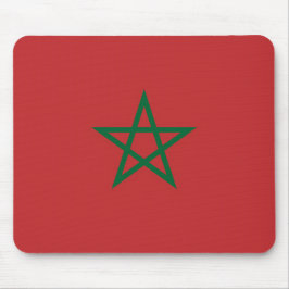 Mousepad med Flagga Marocko Musmatta