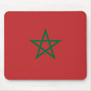 Mousepad med Flagga Marocko Musmatta