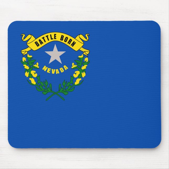 Mousepad med Flagga Nevada State - USA Musmatta (Framsidan)