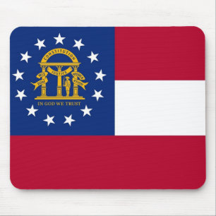 Mousepad med Flagga of Georgia State - USA Musmatta