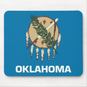 Mousepad med Flagga Oklahoma State - USA Musmatta