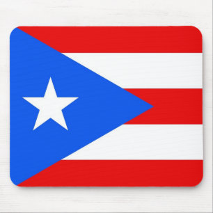 Mousepad med Flagga Puerto Rico - USA Musmatta