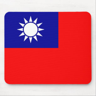 Mousepad med Flagga Taiwan Musmatta