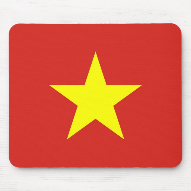 Mousepad med Flagga Vietnam Musmatta (Framsidan)
