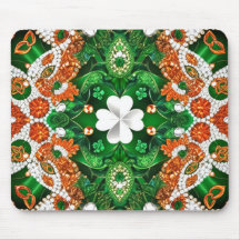 Mousepad med Ireland Färg Design