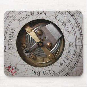 Mousepad med nautisk vädermätinstrumentdesign musmatta