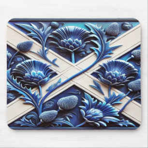 Mousepad med Scottish Thistles Design Musmatta