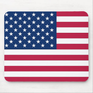 Mousepad med USA:s Flagga Musmatta