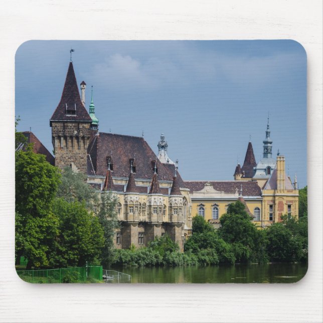 Mousepad med Vajdahunyad Castle i Budapest Musmatta (Framsidan)