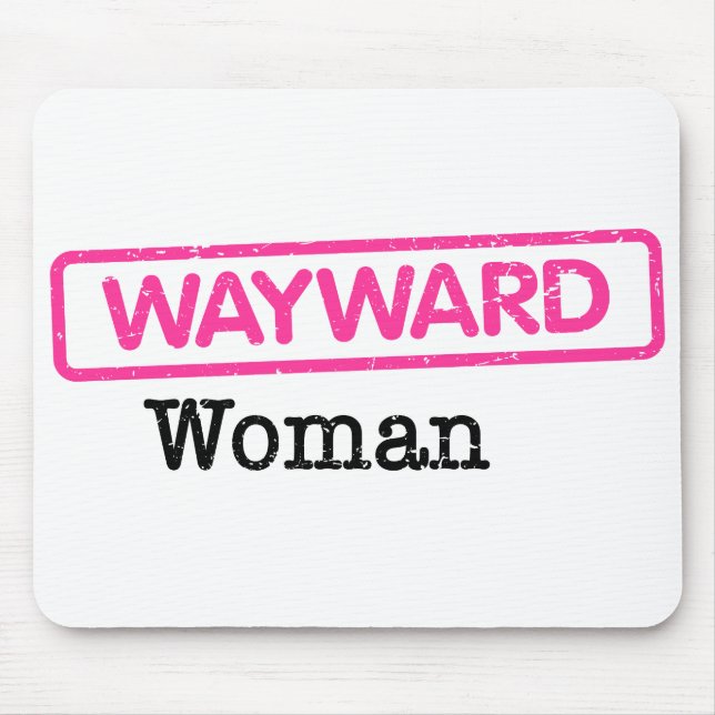 Mousepad med Wayward Woman Logotyp Musmatta (Framsidan)