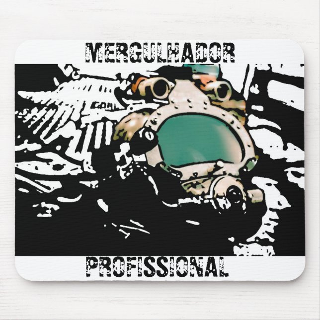 MousePad mergulhador profissional stilized Musmatta (Framsidan)