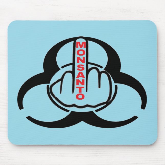 Mousepad Monsanto Bio  Flip Musmatta (Framsidan)