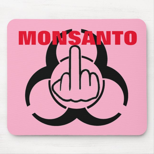 Mousepad Monsanto Bio  Flip Musmatta (Framsidan)