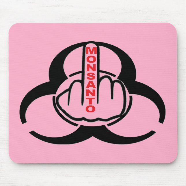 Mousepad Monsanto Bio  Flip Musmatta (Framsidan)
