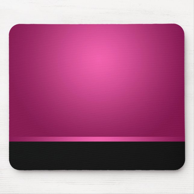Mousepad mörka shock rosa & svart Mousemat Musmatta (Framsidan)