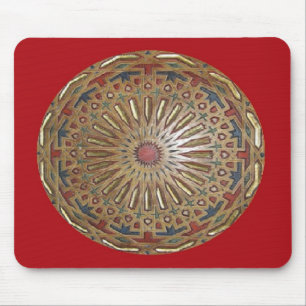 Mousepad Morrocon Beauty on Red Musmatta