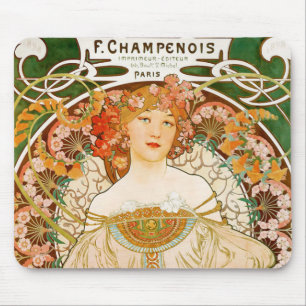 Mousepad: Mucha - Champenois Musmatta