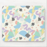 Mousepad Musmatta<br><div class="desc">Retro 90s Memphis Pattern – Colorful Geometric Abstract Throwback Design Description Celebrate the bold creativity of the 1990s with this vibrant retro Memphis style pattern. Featuring playful geometric shapes, lightning bolts, checkerboard accents, and pastel colors, this design captures the energetic spirit of classic 90s graphic design. The abstract mix of...</div>