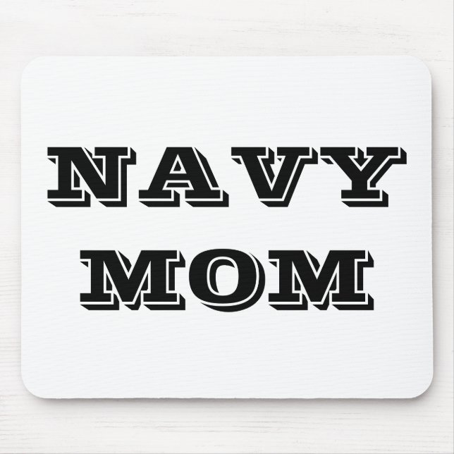 Mousepad Navy Mamma Musmatta (Framsidan)