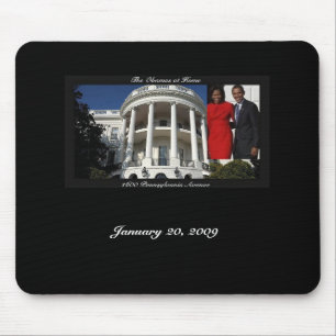 Mousepad Obama svart 1600 Musmatta