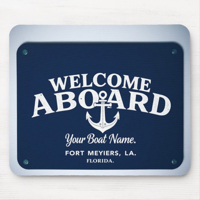 Mousepad oceantema musmatta (Framsidan)