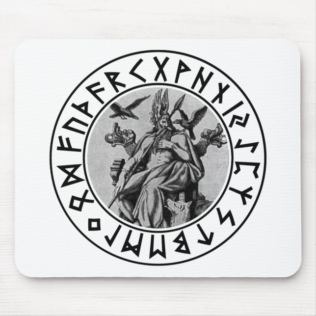 mousepad Odin skyddar Musmatta (Framsidan)