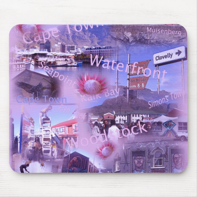Mousepad om Kapstaden Musmatta (Framsidan)