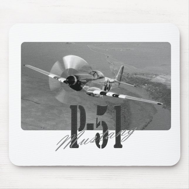 Mousepad P-51 Mustang Musmatta (Framsidan)