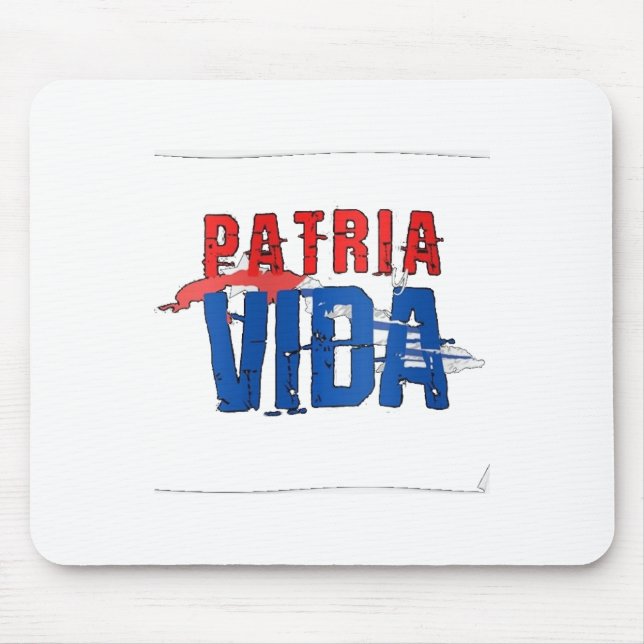 Mousepad Patria y vida Musmatta (Framsidan)