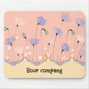 Mousepad - PEG-tema med poppies Musmatta