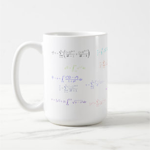Mousepad - pi-utformning kaffemugg