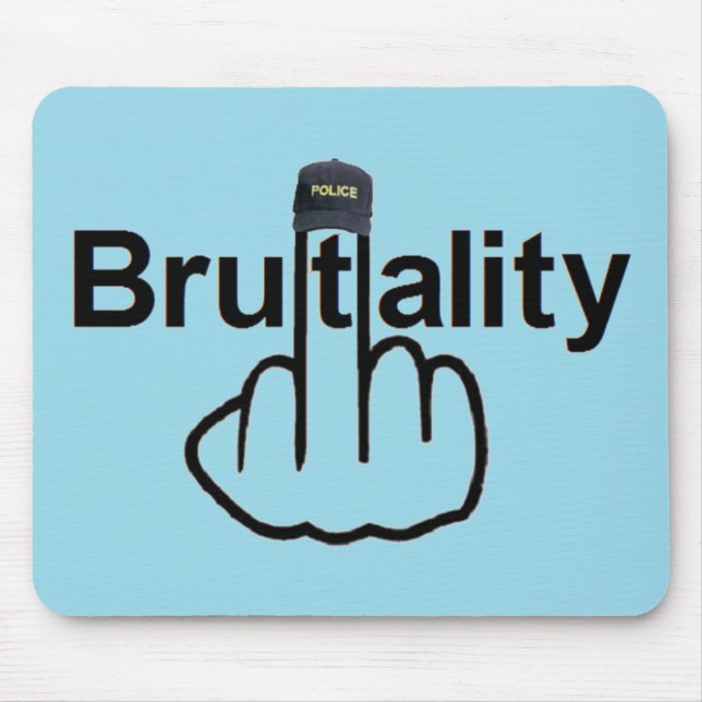 Mousepad Police Brutality Flip Musmatta (Framsidan)