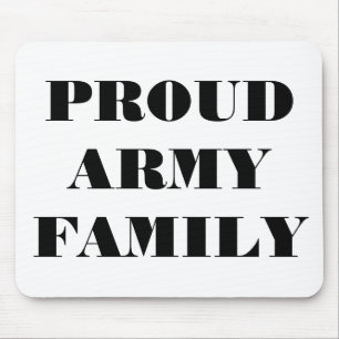Mousepad Proud arméfamilj Musmatta