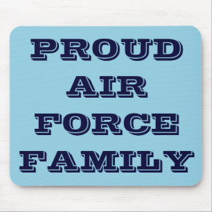Mousepad Proud Luft Force-familjen Musmatta