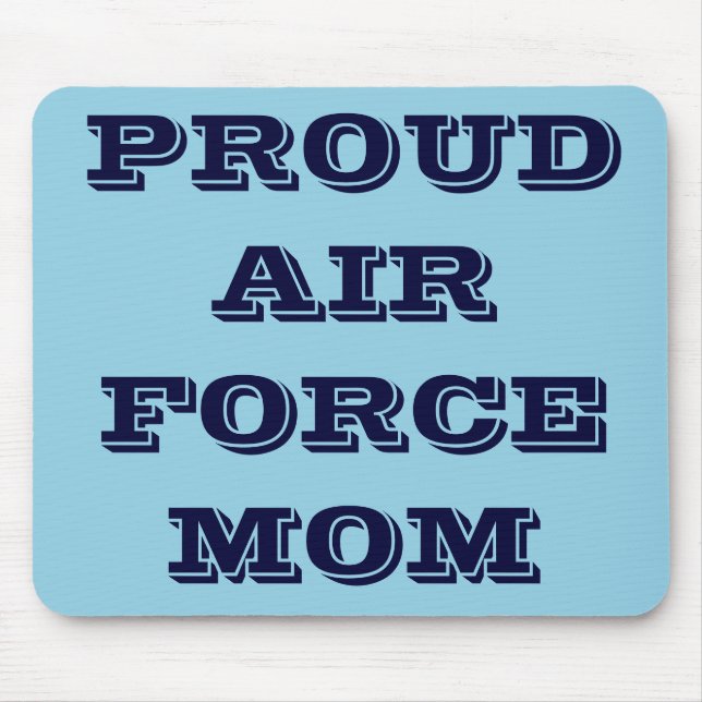 Mousepad Proud Luft Force Mamma Musmatta (Framsidan)
