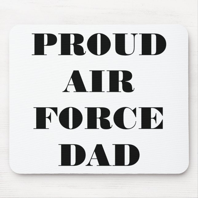 Mousepad Proud Luft Force Pappa Musmatta (Framsidan)